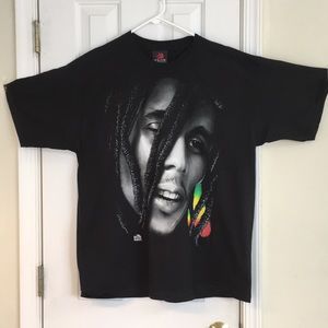 Bob Marley Licensed Zion Rootswear  T-shirt Sz 1X